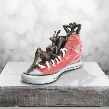 A Little Step at a Time (Bronze Sculpture)