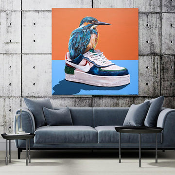 Cosy Kingfisher (Original Painting)