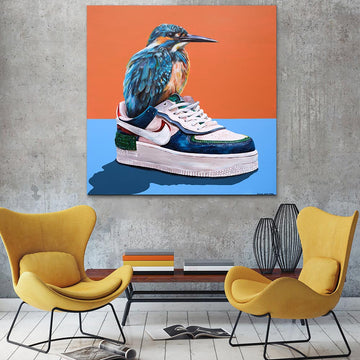 Cosy Kingfisher (Original Painting)