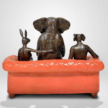 Today There's an Elephant in the Room (Bronze Sculpture)