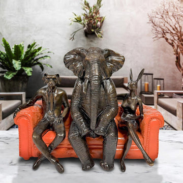 Today There's an Elephant in the Room (Bronze Sculpture)
