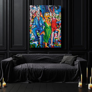 Dancing with Friends (Original Painting)