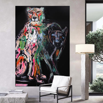 Dash, the Fading Cheetah (Original Painting)