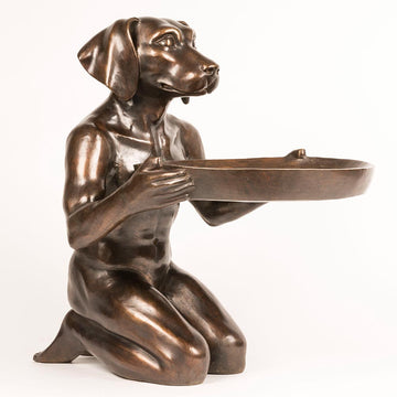 He Loved Helping Others (Bronze Sculpture)