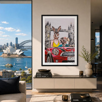 They Always Drive Together in London (Print)
