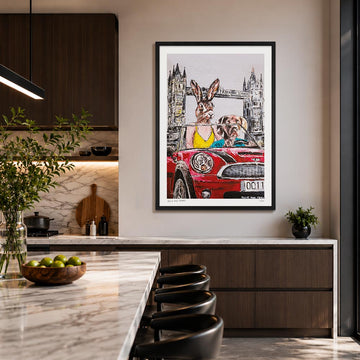 They Always Drive Together in London (Print)