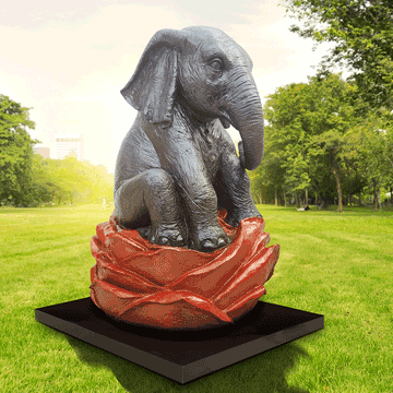 The Elephant Was in Big Bloom