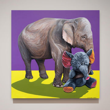 Elephant in love (Original Painting)