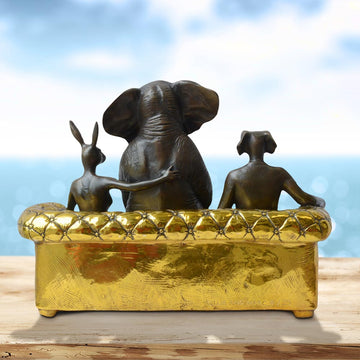 There's an Elephant in the Room (Bronze Sculpture)