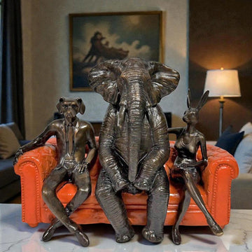 Today There's an Elephant in the Room (Bronze Sculpture)