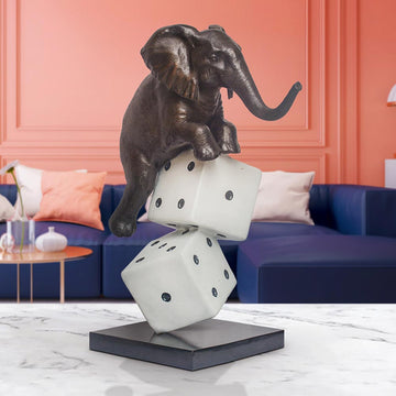 Luck of the Elephant (Bronze Sculpture)