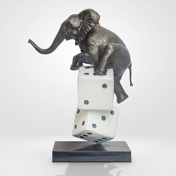 Luck of the Elephant (Bronze Sculpture)