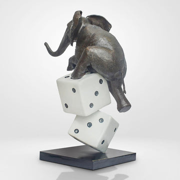 Luck of the Elephant (Bronze Sculpture)