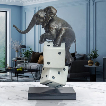 Luck of the Elephant (Bronze Sculpture)