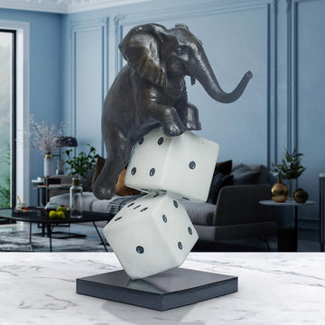 Luck of the Elephant (Bronze Sculpture)