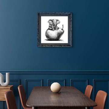 A Study for The Elephant Was Just Pearfect (Giclee Canvas Print)
