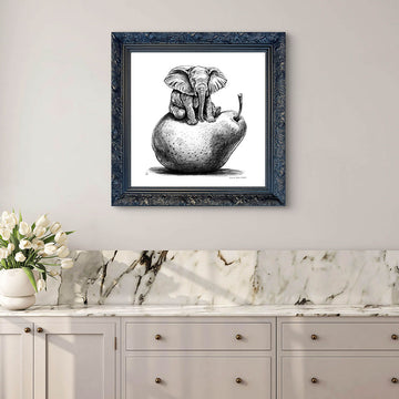A Study for The Elephant Was Just Pearfect (Giclee Canvas Print)