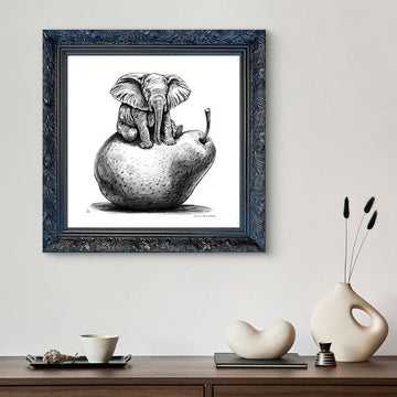 A Study for The Elephant Was Just Pearfect (Giclee Canvas Print)