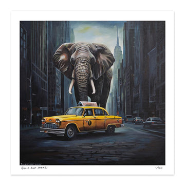 Big Apple Elephant (Print)