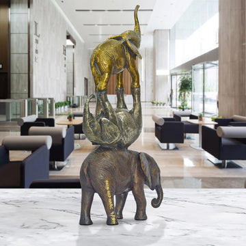 They Stayed Together For Eternity (Bronze Sculpture)