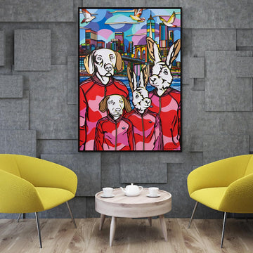 Family Holiday (Original Painting)