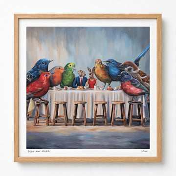 Birds of a Feather Eat Together (Print)