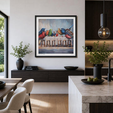 Birds of a Feather Eat Together (Print)