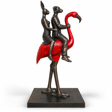 They Liked Doing Things Differently (Bronze Sculpture)