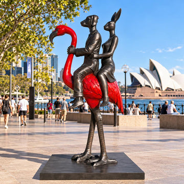 They Liked Doing Things Differently (Bronze Sculpture)