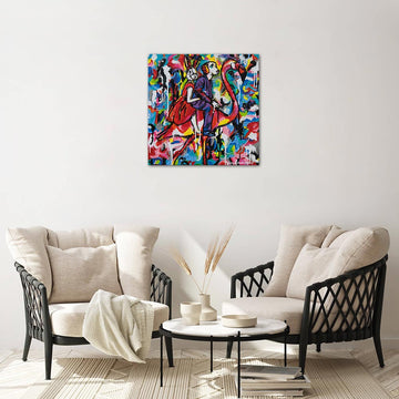 Go Flamingo! (Original Painting)