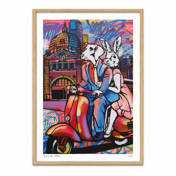 A Ride Down Flinders Street (Print)