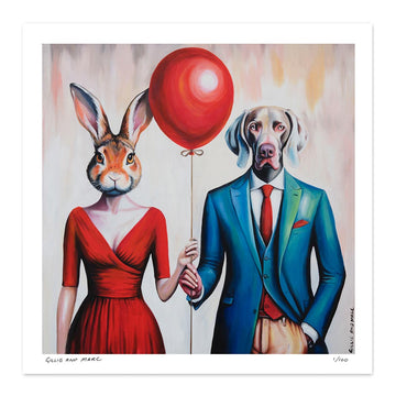 Red Balloon, Lovers Forever (Print)
