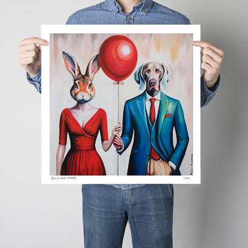 Red Balloon, Lovers Forever (Print)