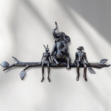 A Little Surprise Friendship (Bronze Sculpture)