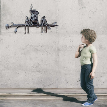 A Little Surprise Friendship (Bronze Sculpture)