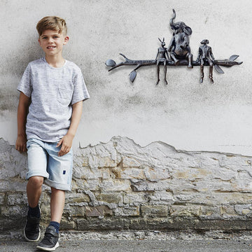 A Little Surprise Friendship (Bronze Sculpture)