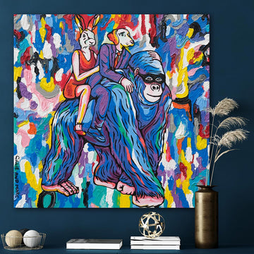 Gorilla Adventure (Original Painting)