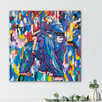 Gorilla Adventure (Original Painting)