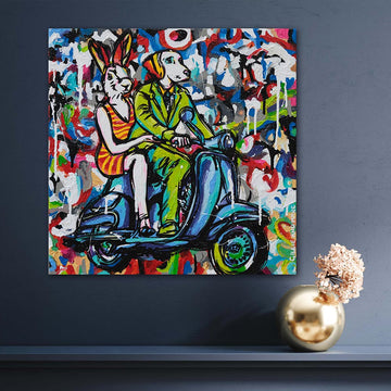 Go, Go, Go! (Original Painting)