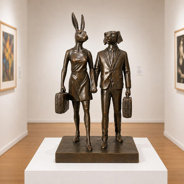 They were the Golden Travellers (Bronze Sculpture, Small)
