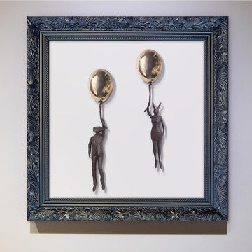 A Little More Hope (Bronze Sculpture in Frame)