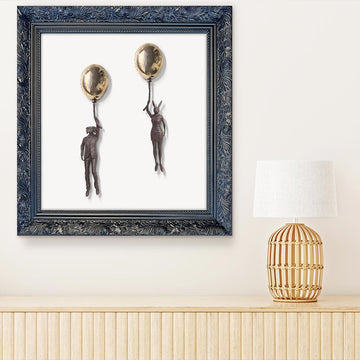 A Little More Hope (Bronze Sculpture in Frame)