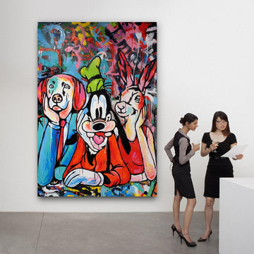 Goofy Was a Blast (Original Painting)