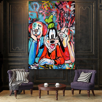 Goofy Was a Blast (Original Painting)