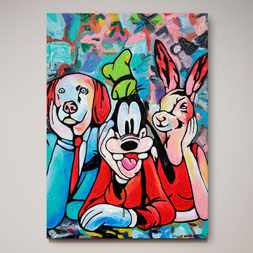 Goofy Was Their Buddy (Original Painting)