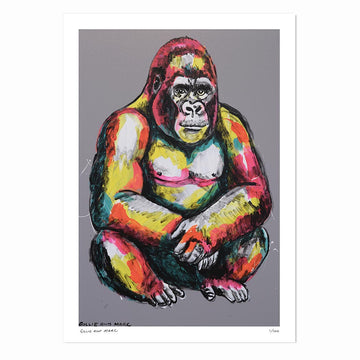 Gorilla At Peace (Print)