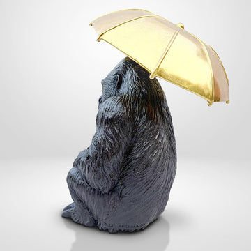 Gorilla Under Cover (Bronze Sculpture, Small)