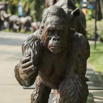 Love the Eastern Lowland Gorilla (Bronze Sculpture)
