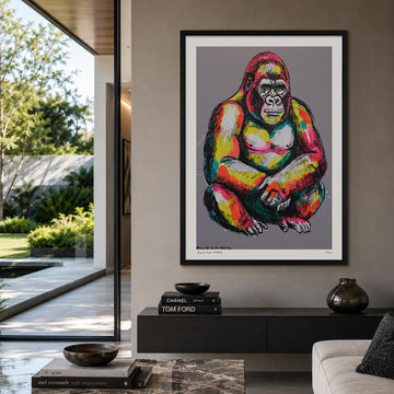 Gorilla At Peace (Print)