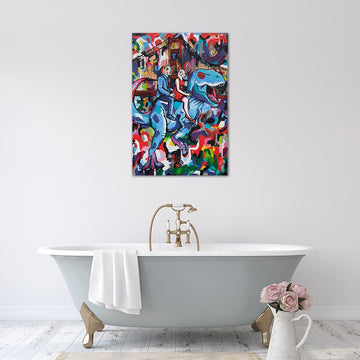 Go T-Rex Go! (Original Painting)